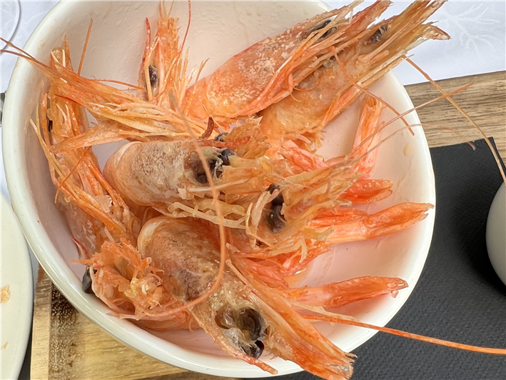 white prawns